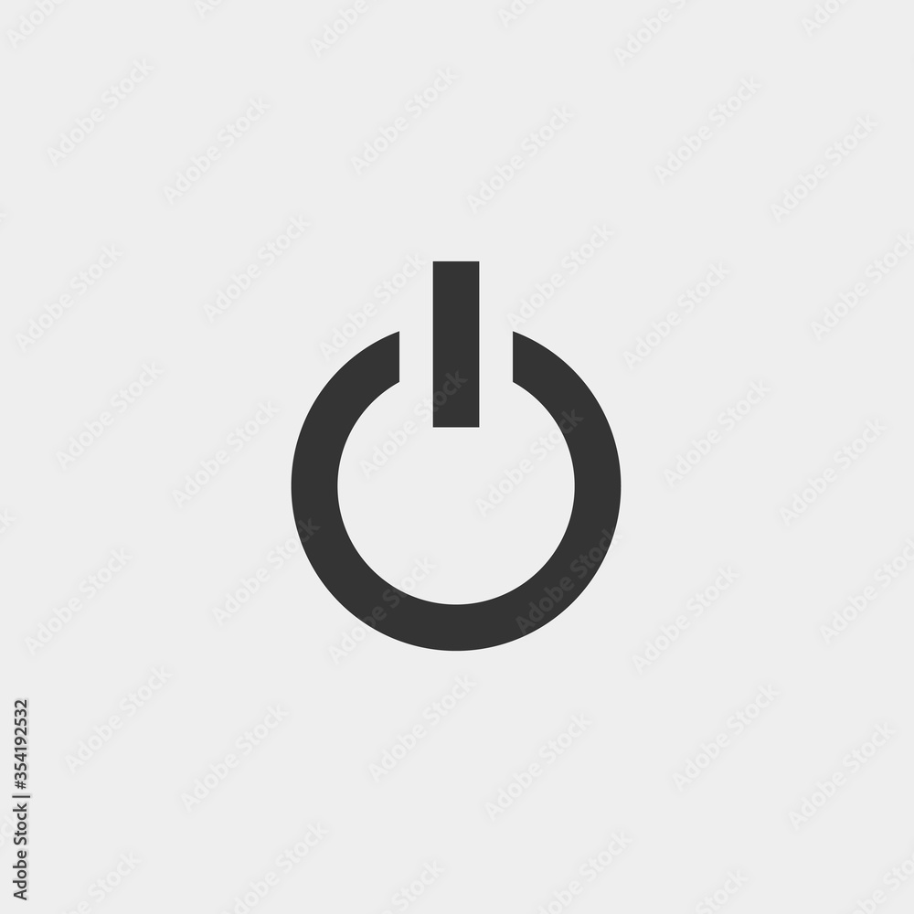 off button icon vector illustration for website and graphic design off button icon vector illustration for website and graphic design