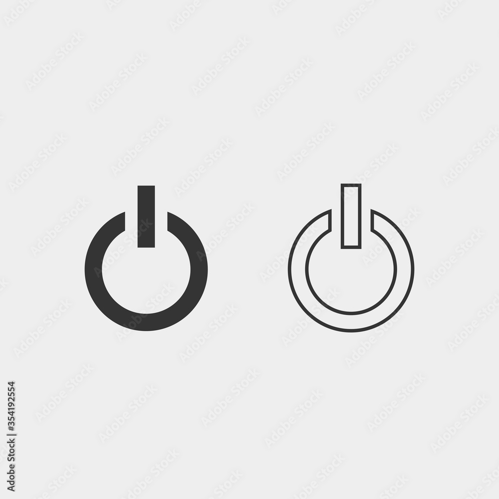 off button icon vector illustration for website and graphic design off button icon vector illustration for website and graphic design