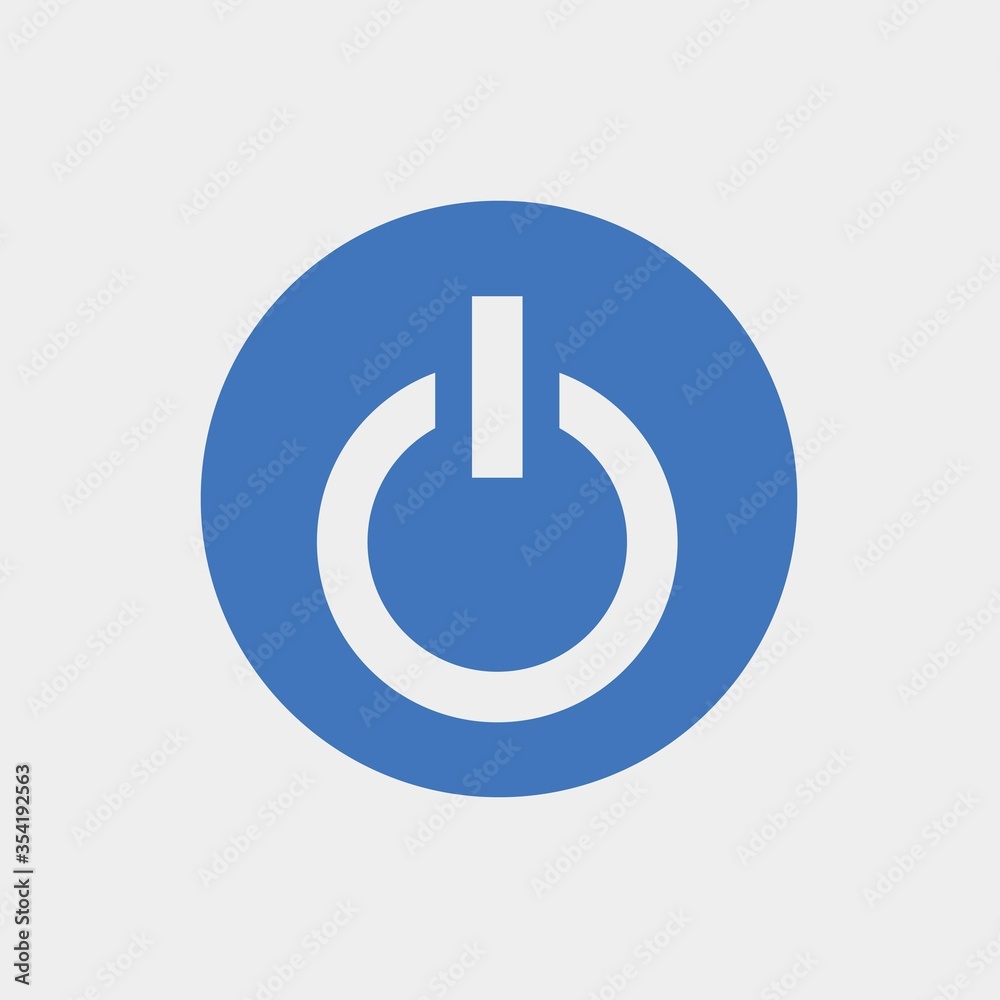 off button icon vector illustration for website and graphic design off button icon vector illustration for website and graphic design