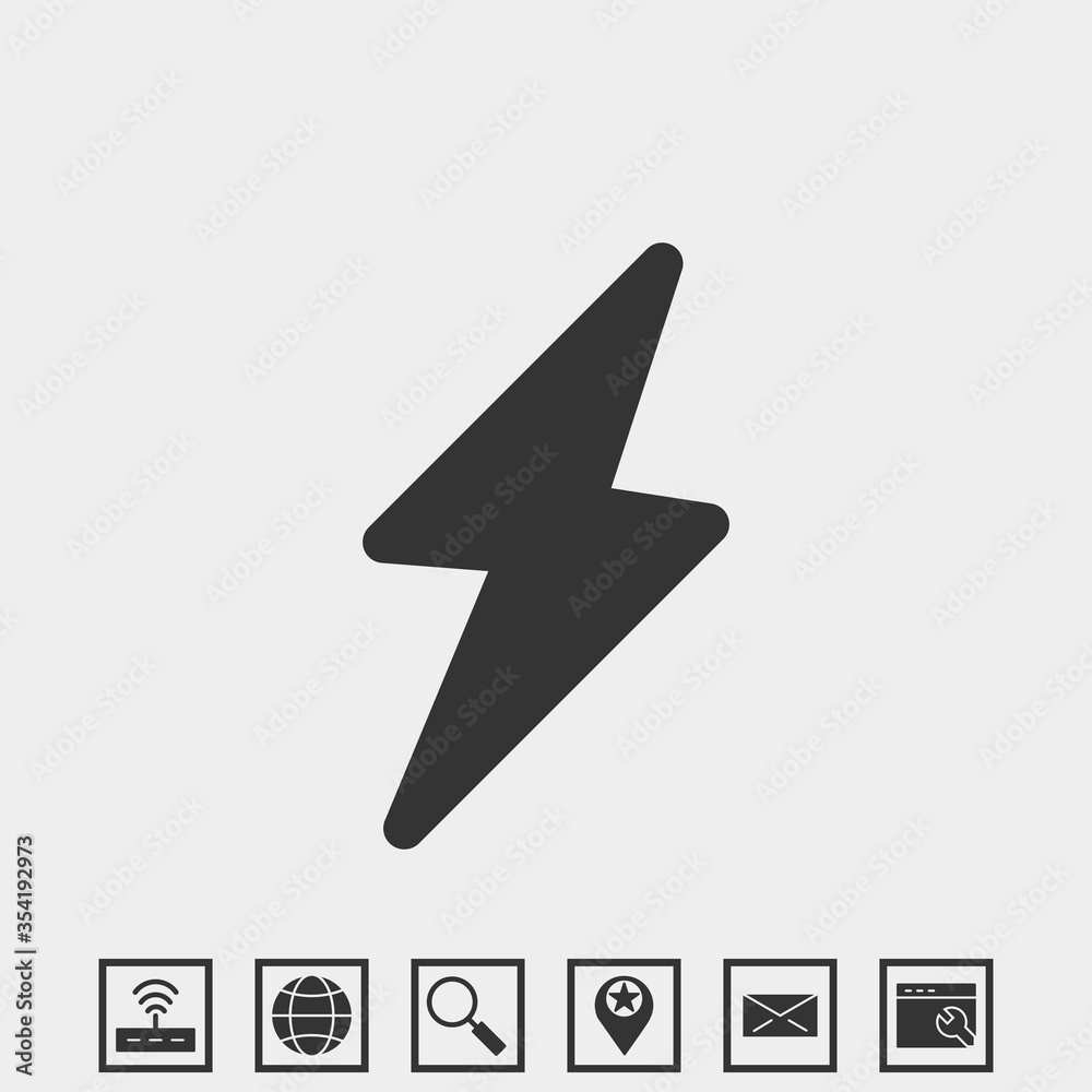 flash icon vector illustration for website and graphic design flash icon vector illustration for website and graphic design