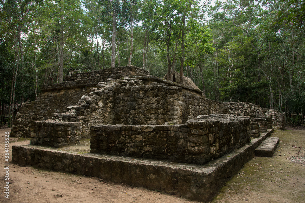 Coba Mayan ruins, Mexico.  archeological site