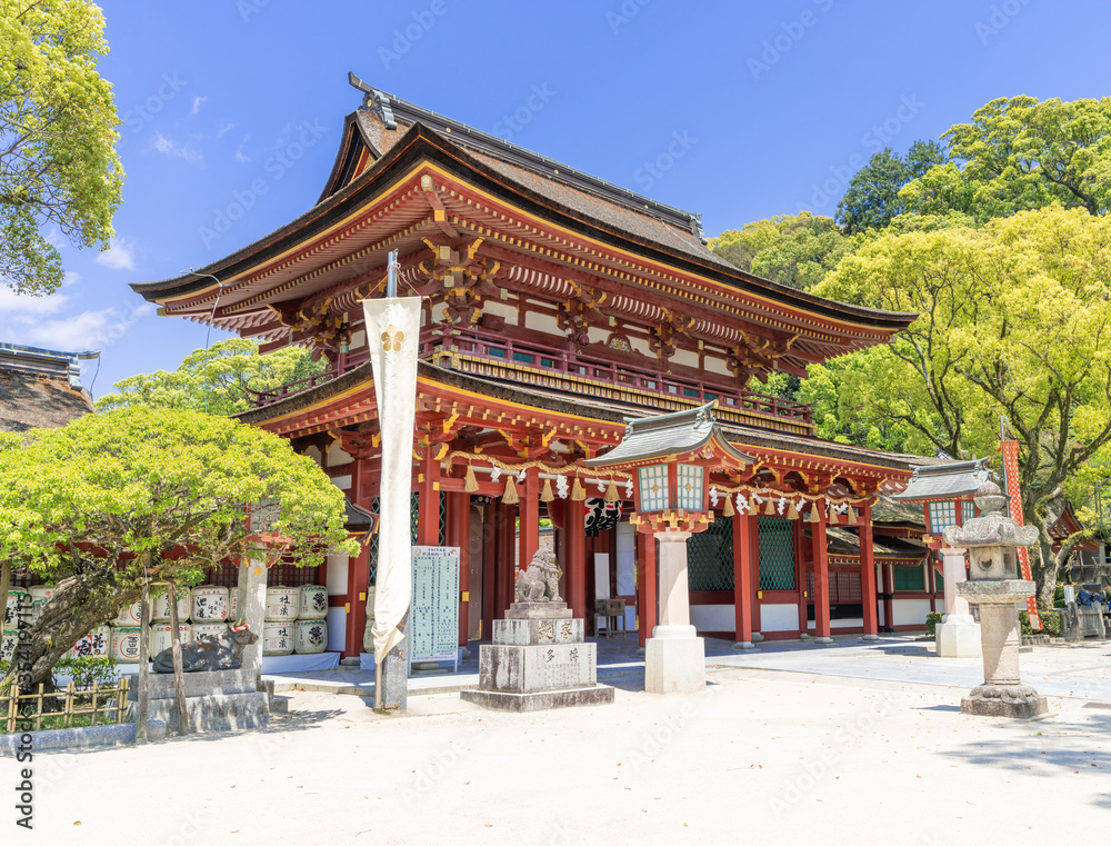 Fototapeta premium 太宰府天満宮(楼門)_福岡県太宰府市