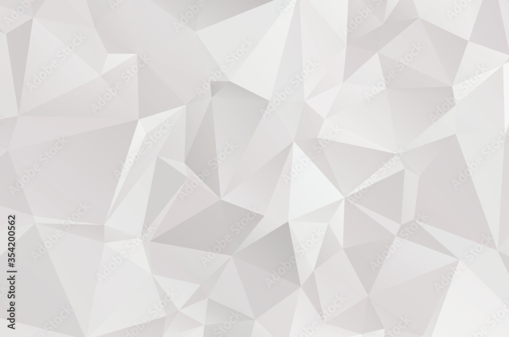 Abstract Lowpoly vector Gray background. Template for style design