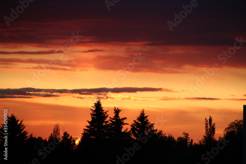 Warm Sunset, Edmonton, Alberta