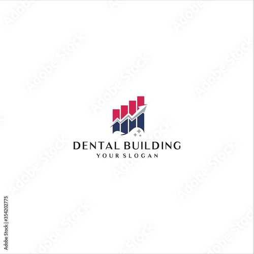 dental building, building arrow, Dentist Symbols, Sign, Illustration