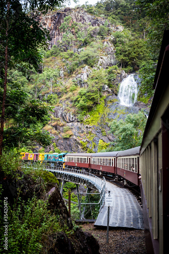 Historic Kuranda Scenic Railway in Australia