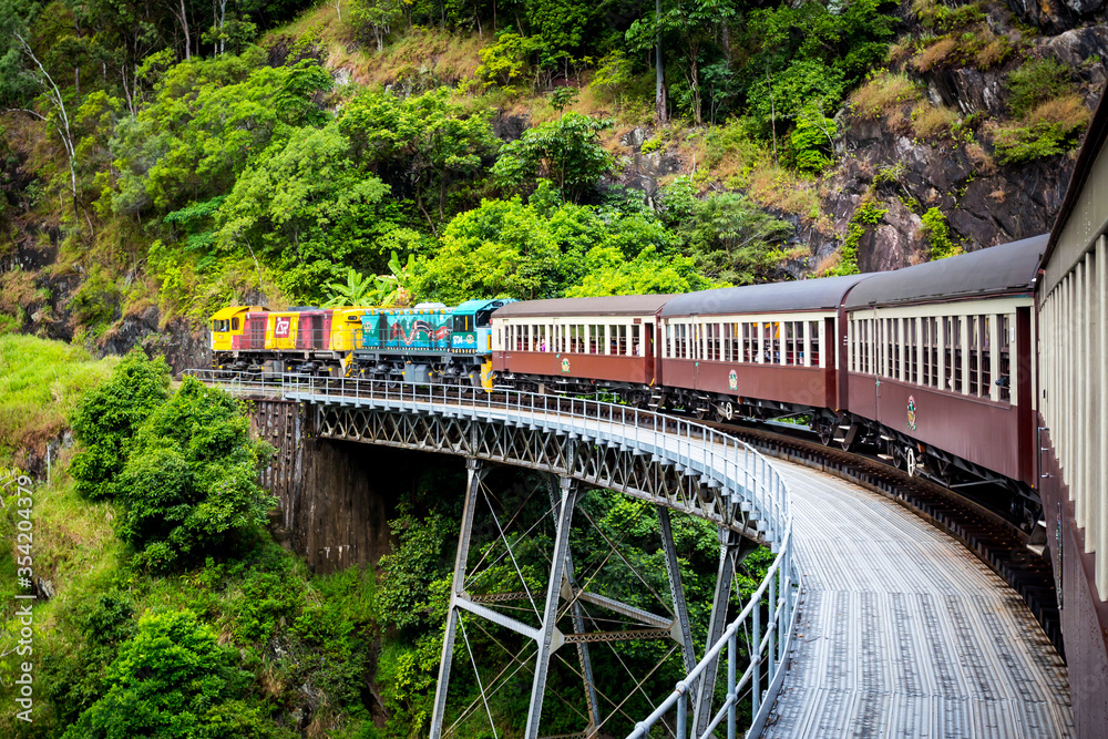 Historic Kuranda Scenic Railway in Australia Historic Kuranda Scenic Railway in Australia