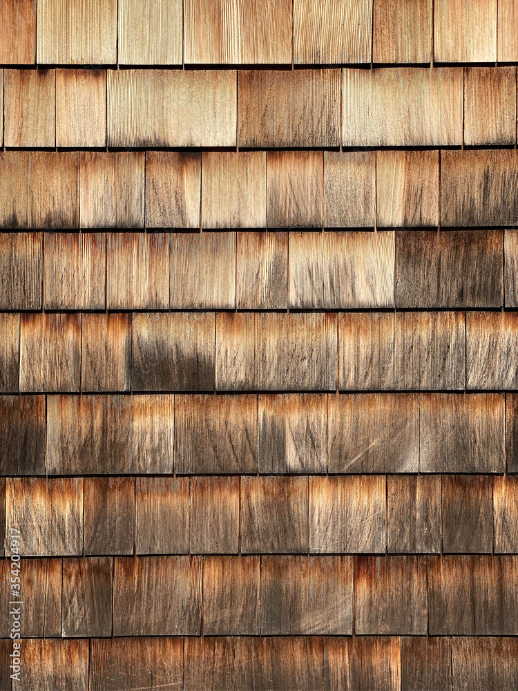 Wooden siding of a house Wooden siding of a house