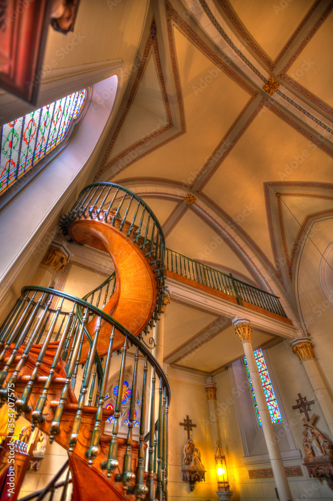 Fototapeta premium The Miraculous Staircase of The Loretto Chapel