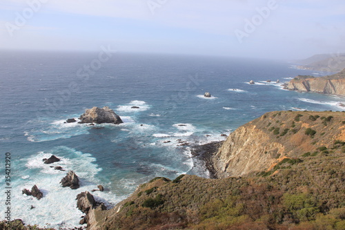 the coast of the pacific ocean
