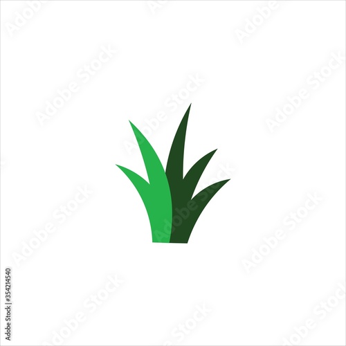 grass Logo vector Design graphic template