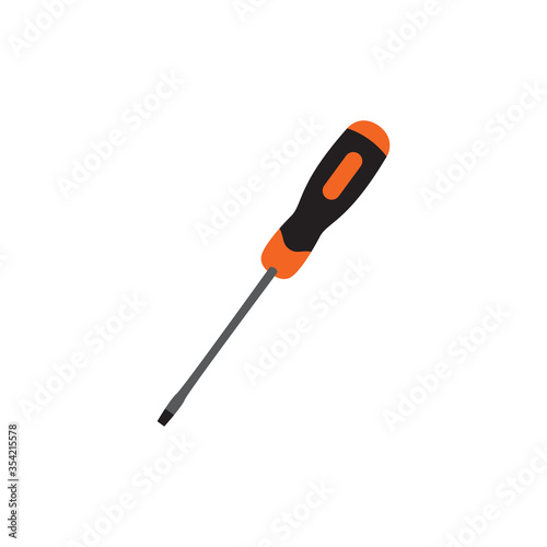 Screwdriver graphic design template vector isolated
