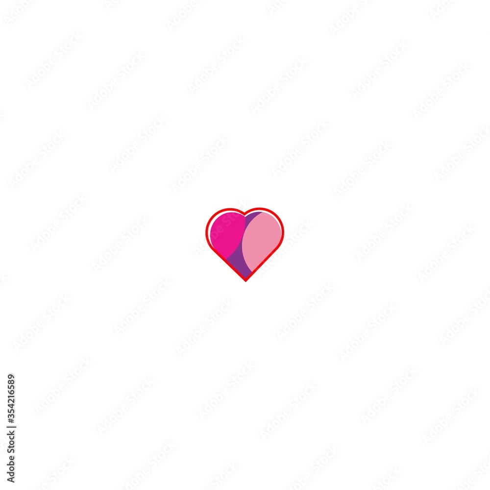Love logo icon template