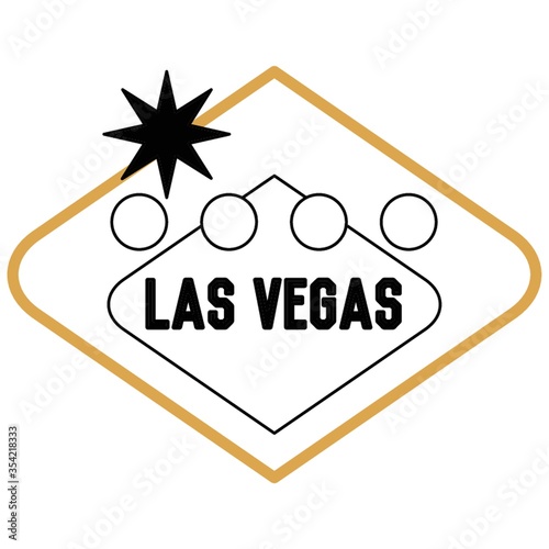 Las vegas label
