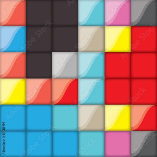 Color blocks background