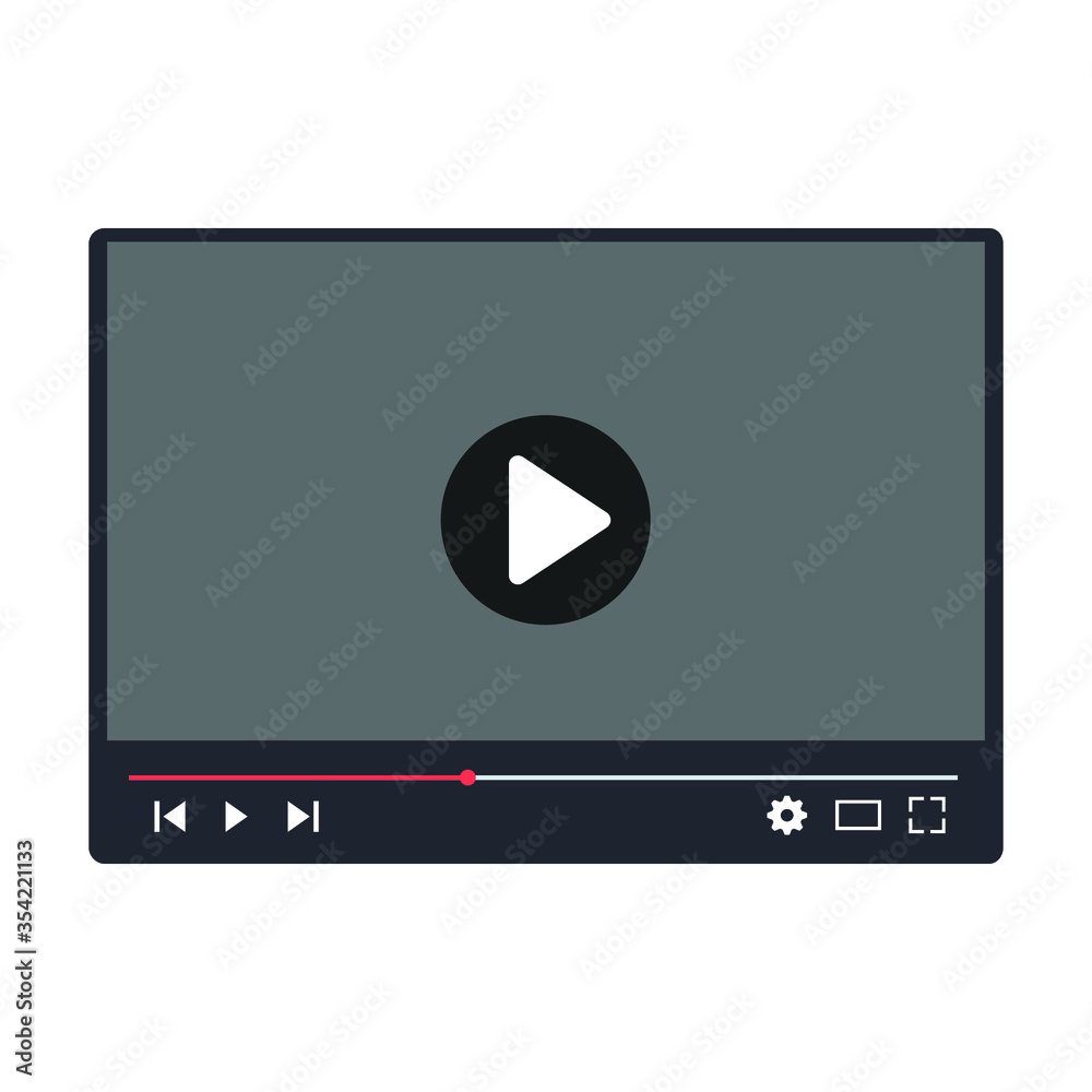 video player for web with media player video player for web with media player
