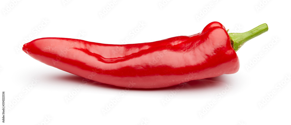 Red Pepper Isolated on White Background Red Pepper Isolated on White Background
