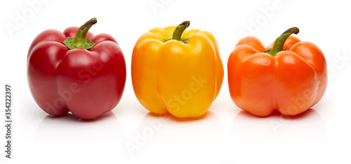 Bell Pepper Isolated on White Background