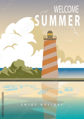 Summer poster design