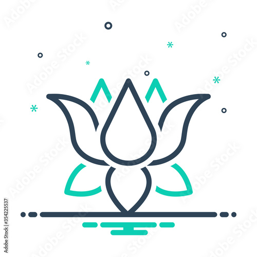 Mix icon for lotus