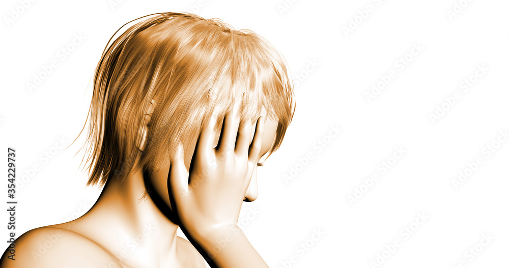 Obraz premium eye pain