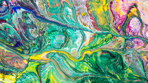 Acrylic colors painting abstract background