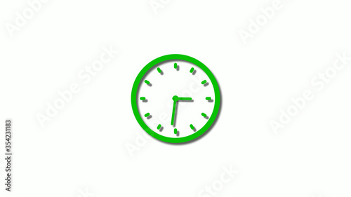 Amazing counting down 3d clock animation video footage