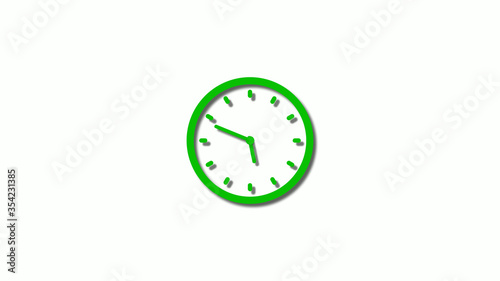 Amazing counting down 3d clock animation video footage