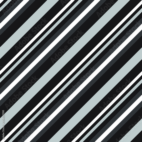 Black and White Stripe seamless pattern background in diagonal style - Black and white diagonal striped seamless pattern background suitable for fashion textiles, graphics
