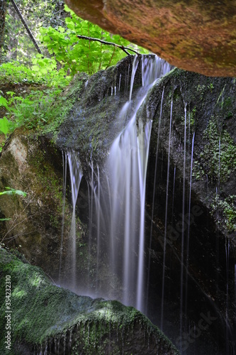Fototapeta Naklejka Na Ścianę i Meble -  Lichtenhainer Wasserfall Sachsen im Elbsandsteingebirge