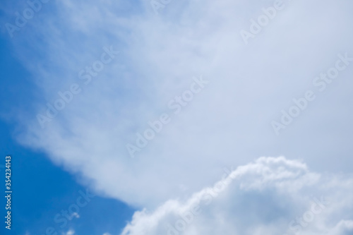 soft focus cloud and blue sky in the shiny day © satany
