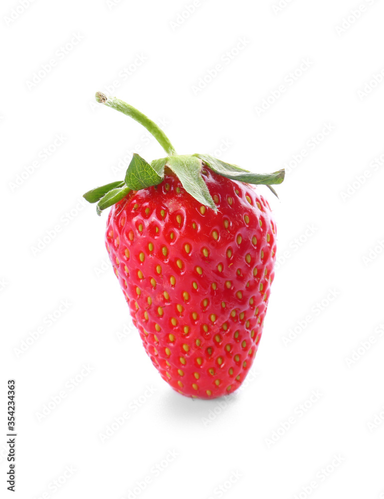 Sweet ripe strawberry on white background Sweet ripe strawberry on white background