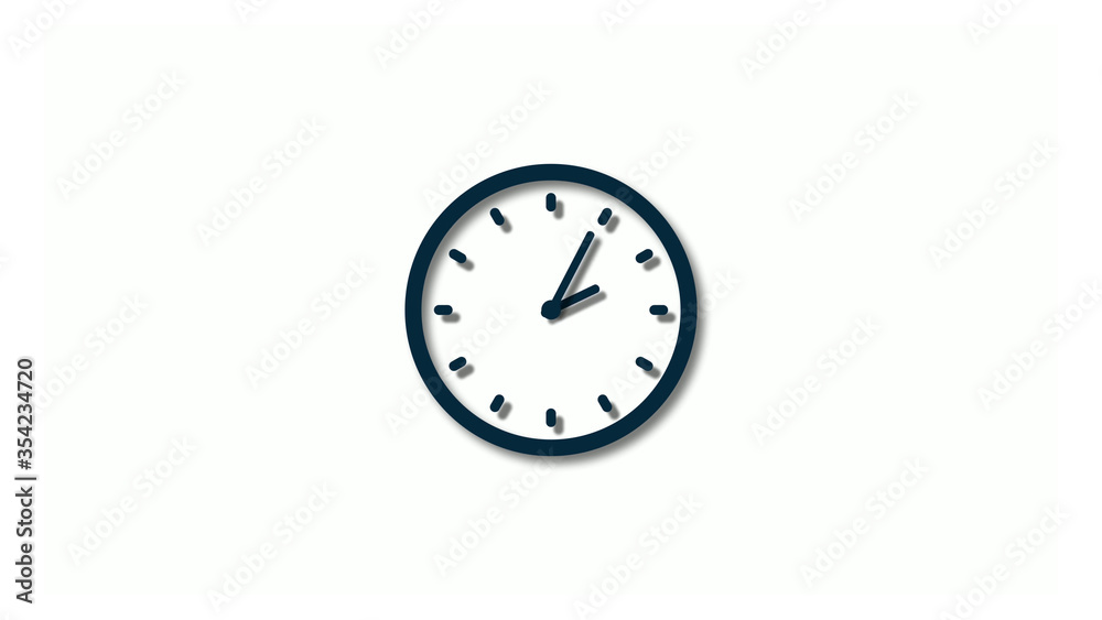 Best aqua dark 3d clock isolated on white background,Clock animation icon Best aqua dark 3d clock isolated on white background,Clock animation icon