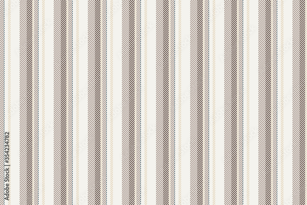 Trendy striped wallpaper. Vintage stripes vector pattern seamless fabric texture. Template stripe wrapping paper.