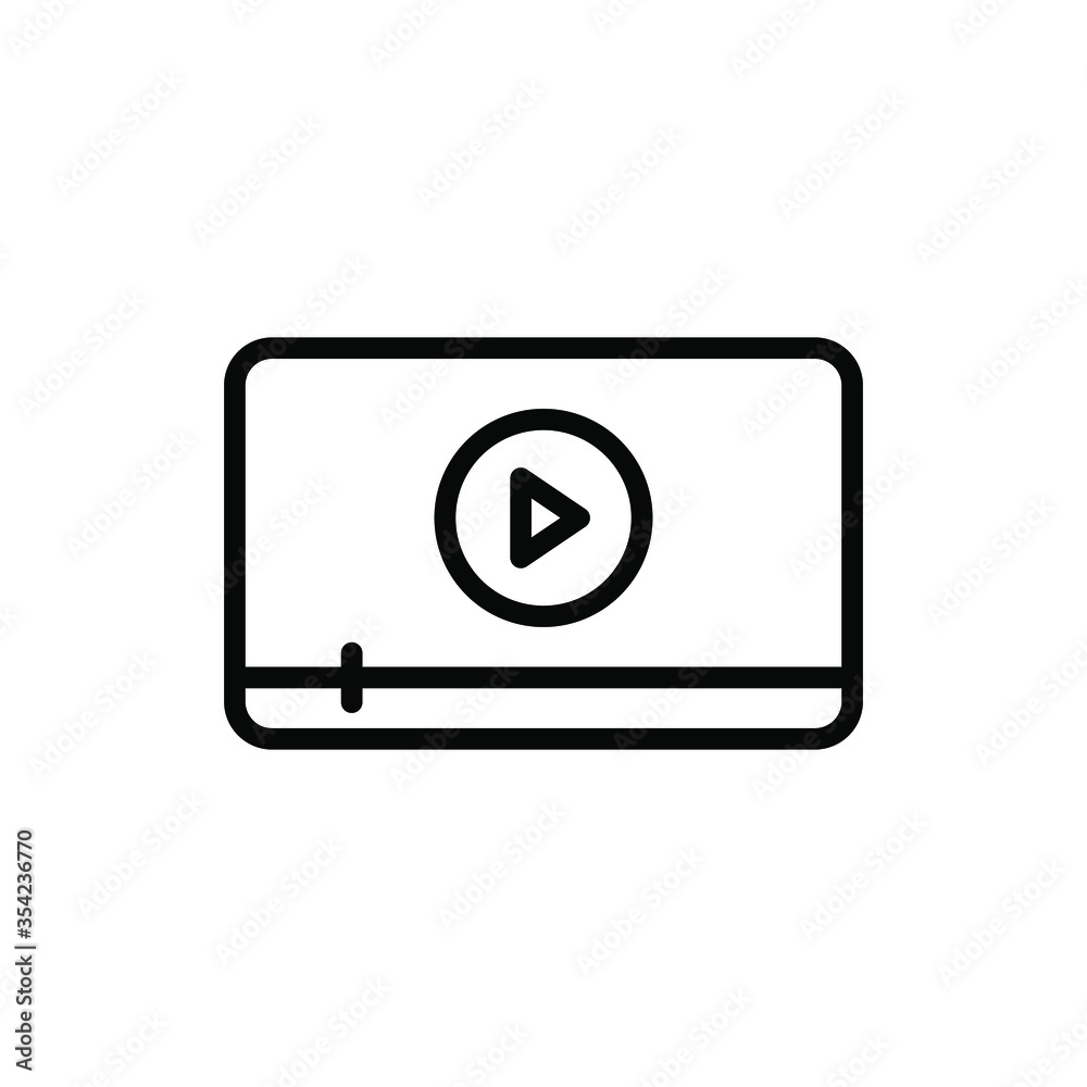 Play Video Player Icon Vector Illustration Logo Template Play Video Player Icon Vector Illustration Logo Template