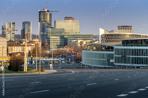 Street in Vilnius, Lithuania
