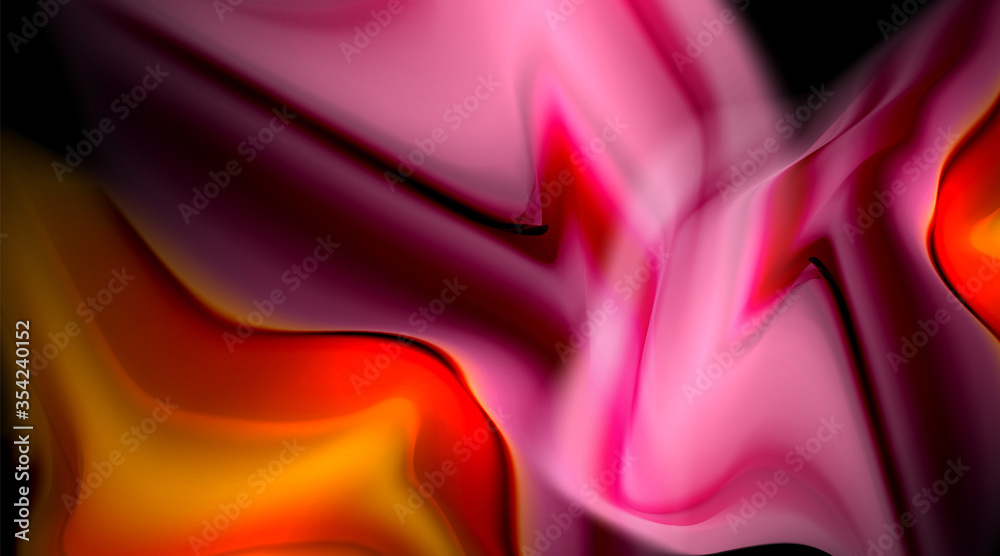 Liquid colors fluid gradients on black background Liquid colors fluid gradients on black background