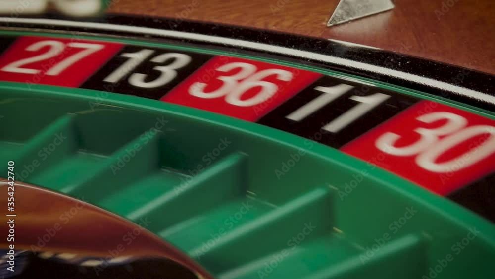 Roulette table close up at the Casino Roulette table close up at the Casino