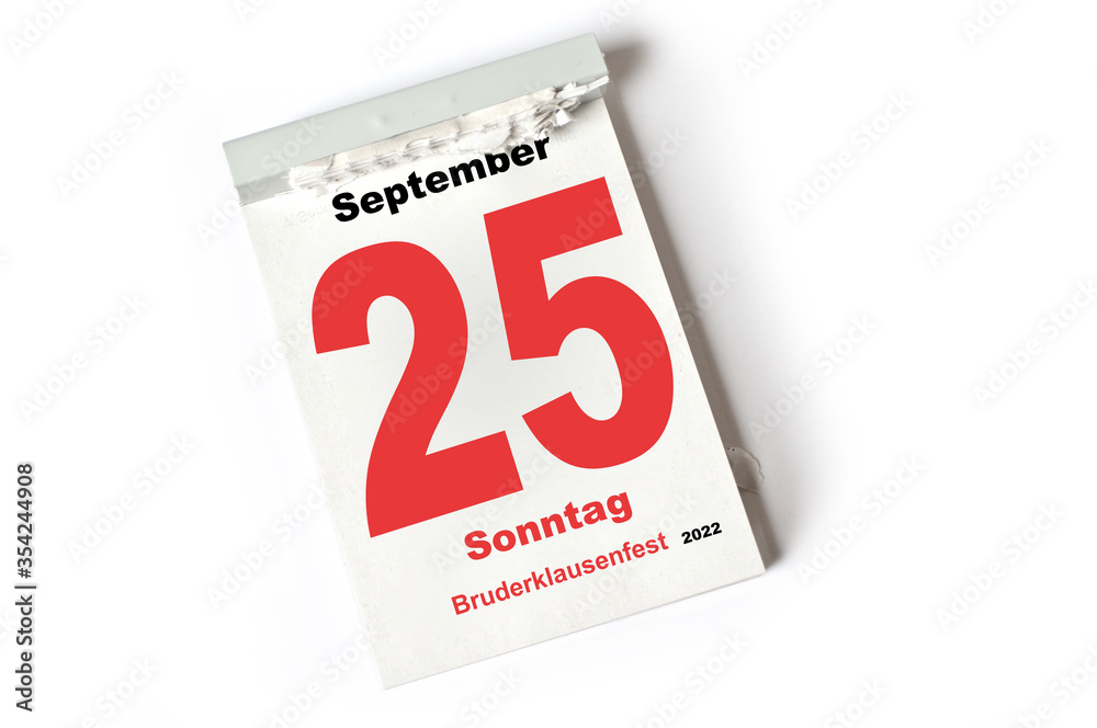 25 September 2022 Bruderklausenfest 25 September 2022 Bruderklausenfest