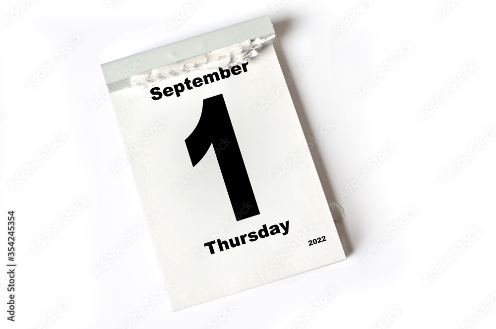 1 September 2022 1 September 2022