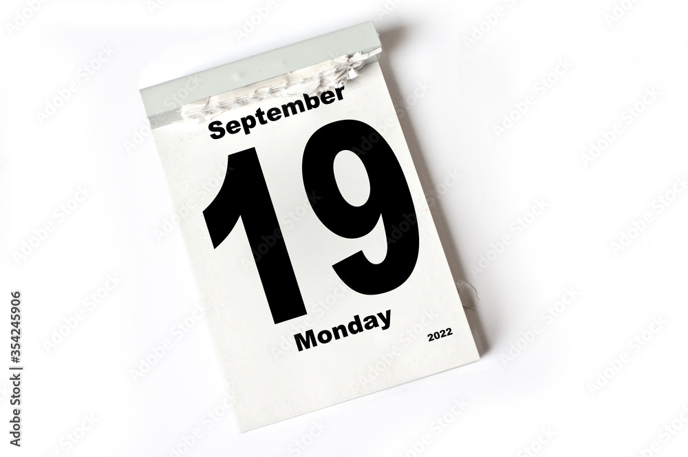 19 September 2022 19 September 2022