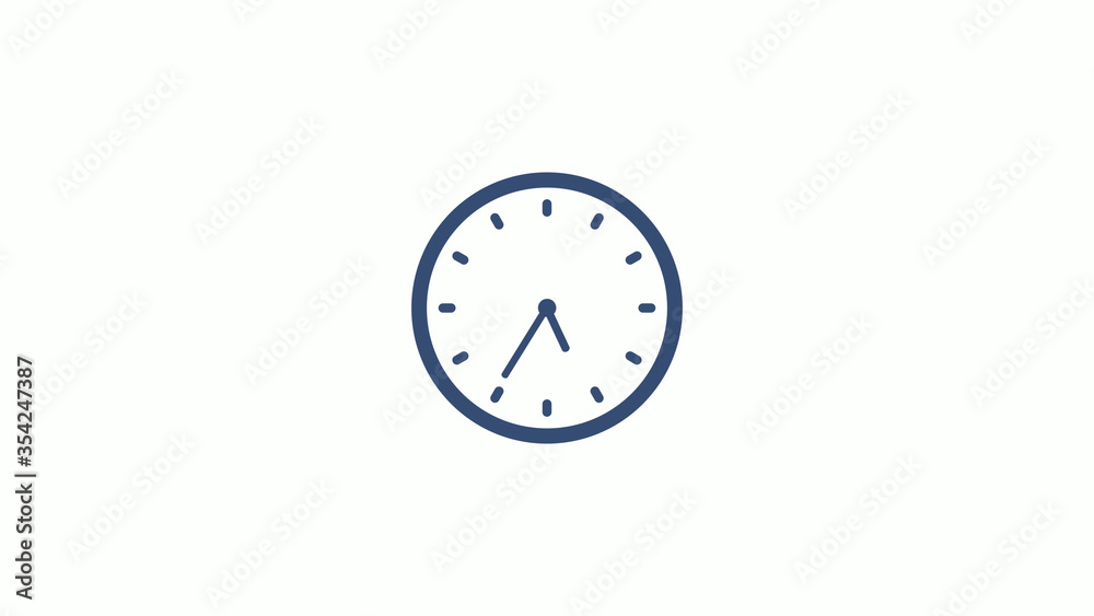 Amazing counting down clock icon on white background,clock image Amazing counting down clock icon on white background,clock image