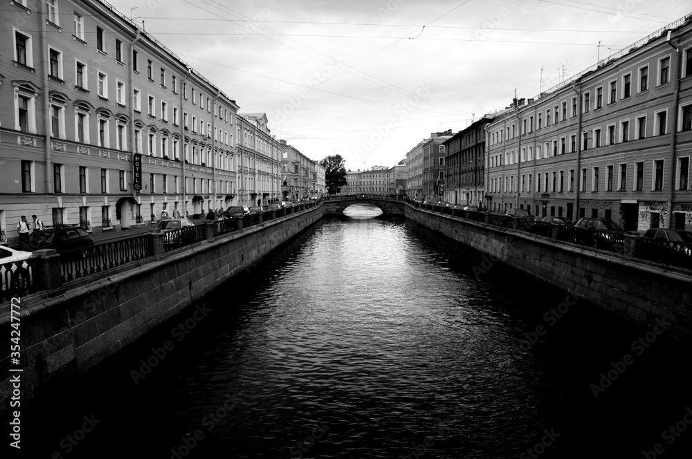 Canals of St. Petersburg (Russia)
