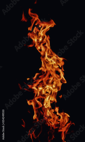 Fiery Flames Dancing in the Dark © Roberto Sorin
