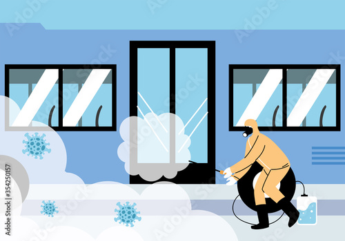 service bus desinfection by covid 19