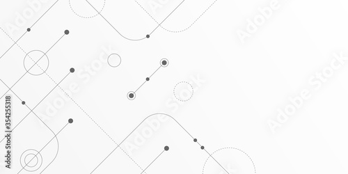 Abstract connect lines and dots.Technology graphic Networkbackground.