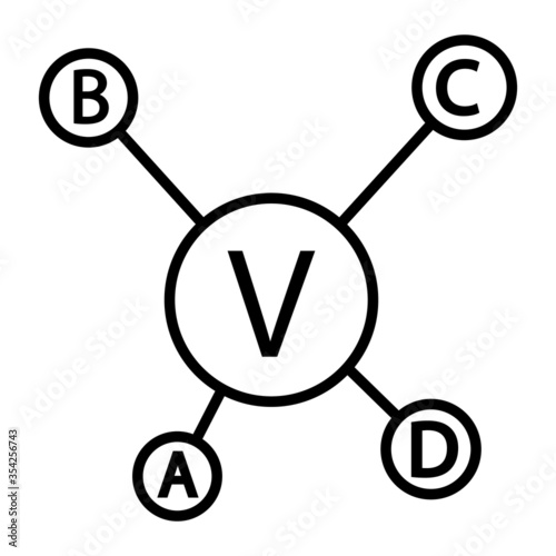 
Vitamin icon vector. multivitamin illustration sign. immunity symbol. Medical logo.
