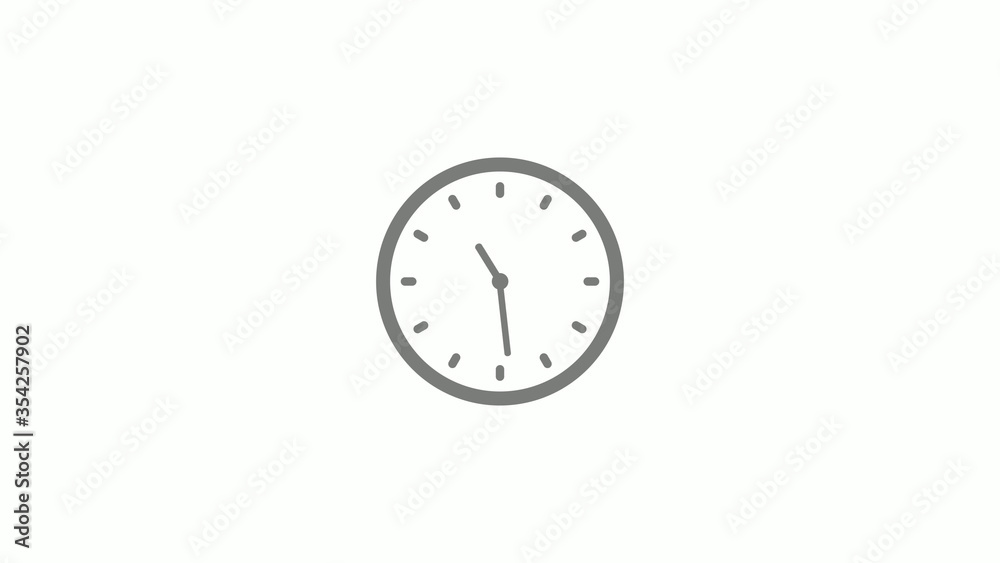 Amazing gray clock on white background,Counting down clock icon Amazing gray clock on white background,Counting down clock icon