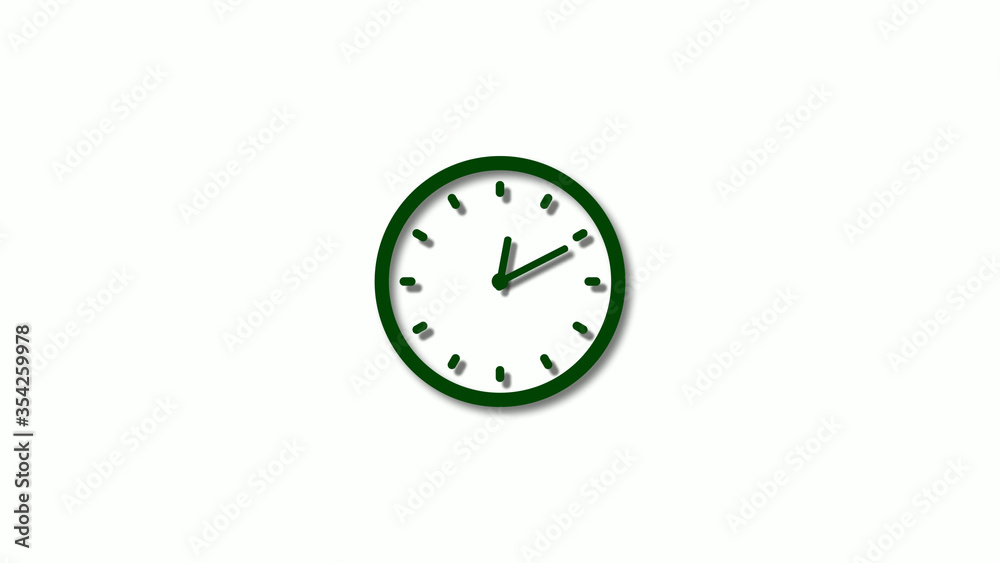 3d green 3d clock isolated on white background,New clock icon 3d green 3d clock isolated on white background,New clock icon