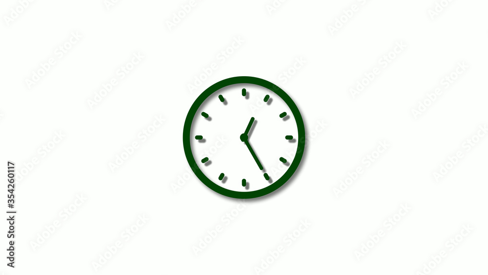 3d green 3d clock isolated on white background,New clock icon 3d green 3d clock isolated on white background,New clock icon